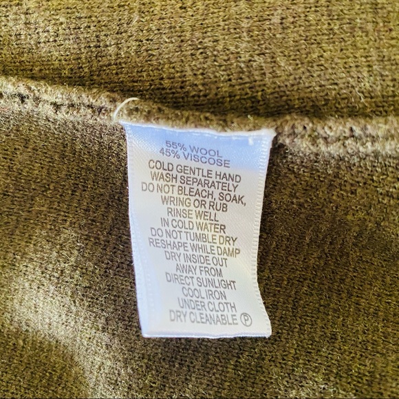 🌱 SPORTSCRAFT Sz XS (8-10) Wool-blend Cardigan - Picture 4 of 6